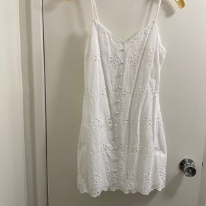 White Mi Ami Cotton Eyelet Sundress /Tunic